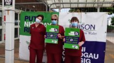 Health workers campaigning to put NHS pay right