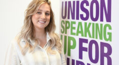 UNISON Cymru/Wales local organiser Whitney Brown