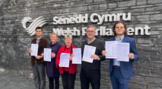 Ahead of a Senedd session on the constitutional future for Wales, UNISON Cymru/Wales and other unions delivered a statement to Jane Hutt and the counsel general calling for the devolution of youth justice and probation to wales