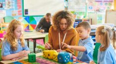 Teaching assistant at work
