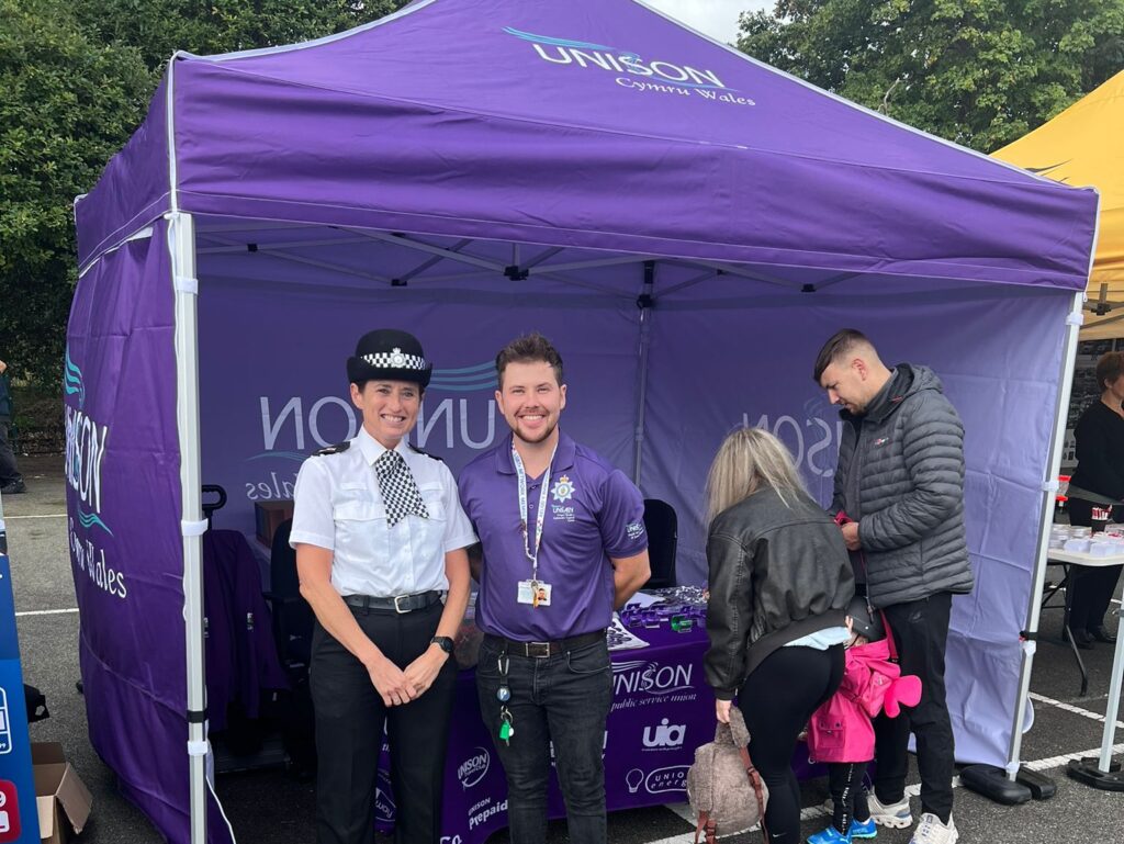 Connor Freel at North Wales Police open day, 2025